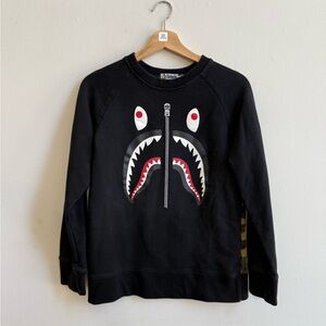 BAPE Black Shark Face Sweatshirt